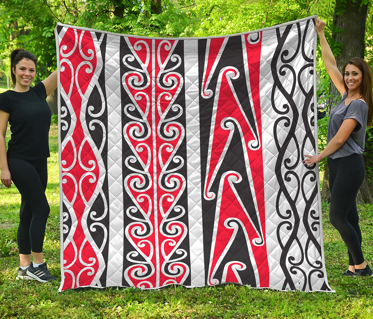 Maori Tribal Print Quilt