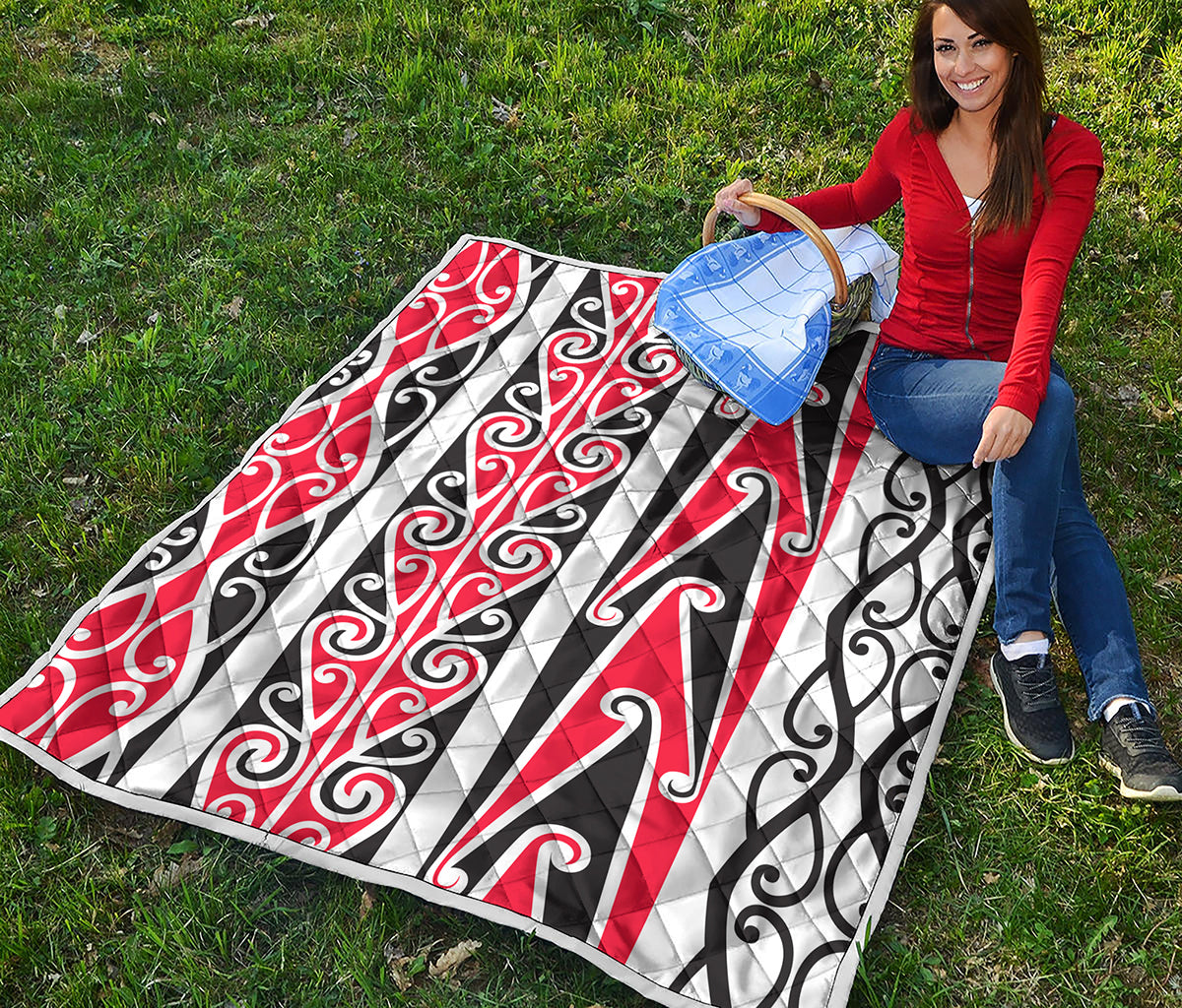 Maori Tribal Print Quilt