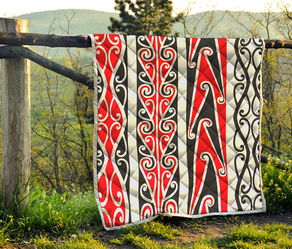 Maori Tribal Print Quilt