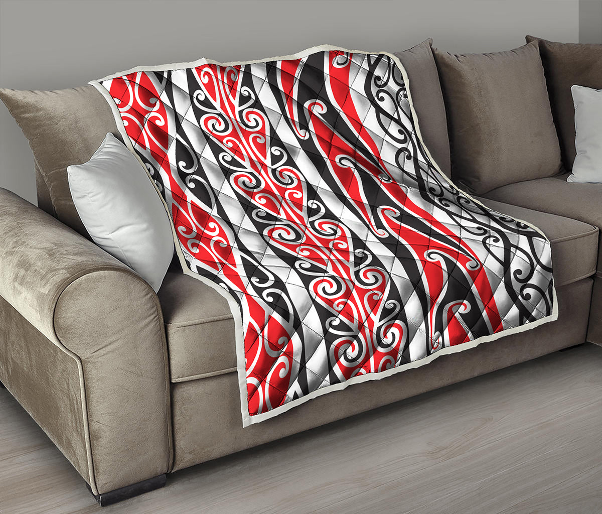 Maori Tribal Print Quilt