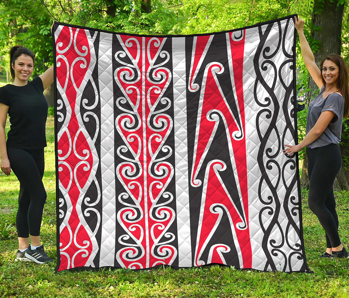 Maori Tribal Print Quilt