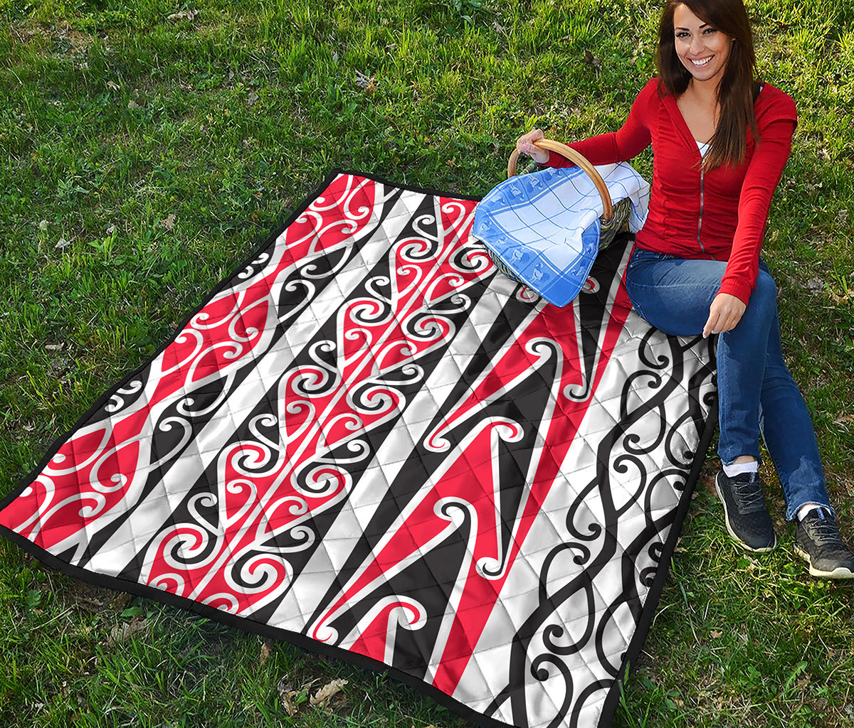 Maori Tribal Print Quilt