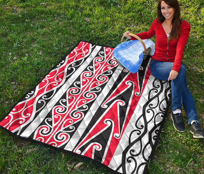 Maori Tribal Print Quilt