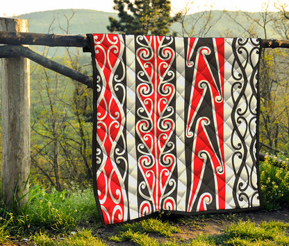 Maori Tribal Print Quilt