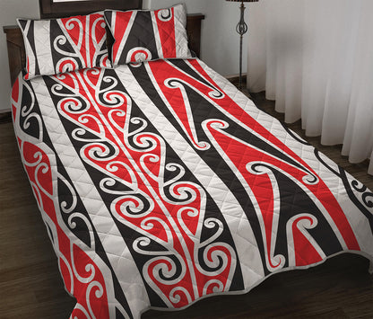 Maori Tribal Print Quilt Bed Set