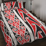 Maori Tribal Print Quilt Bed Set