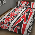 Maori Tribal Print Quilt Bed Set