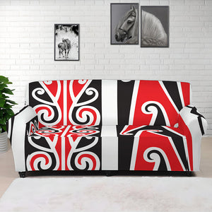 Maori Tribal Print Sofa Cover