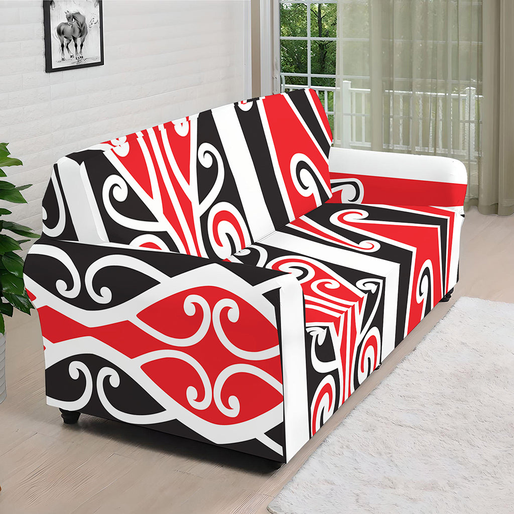 Maori Tribal Print Sofa Cover