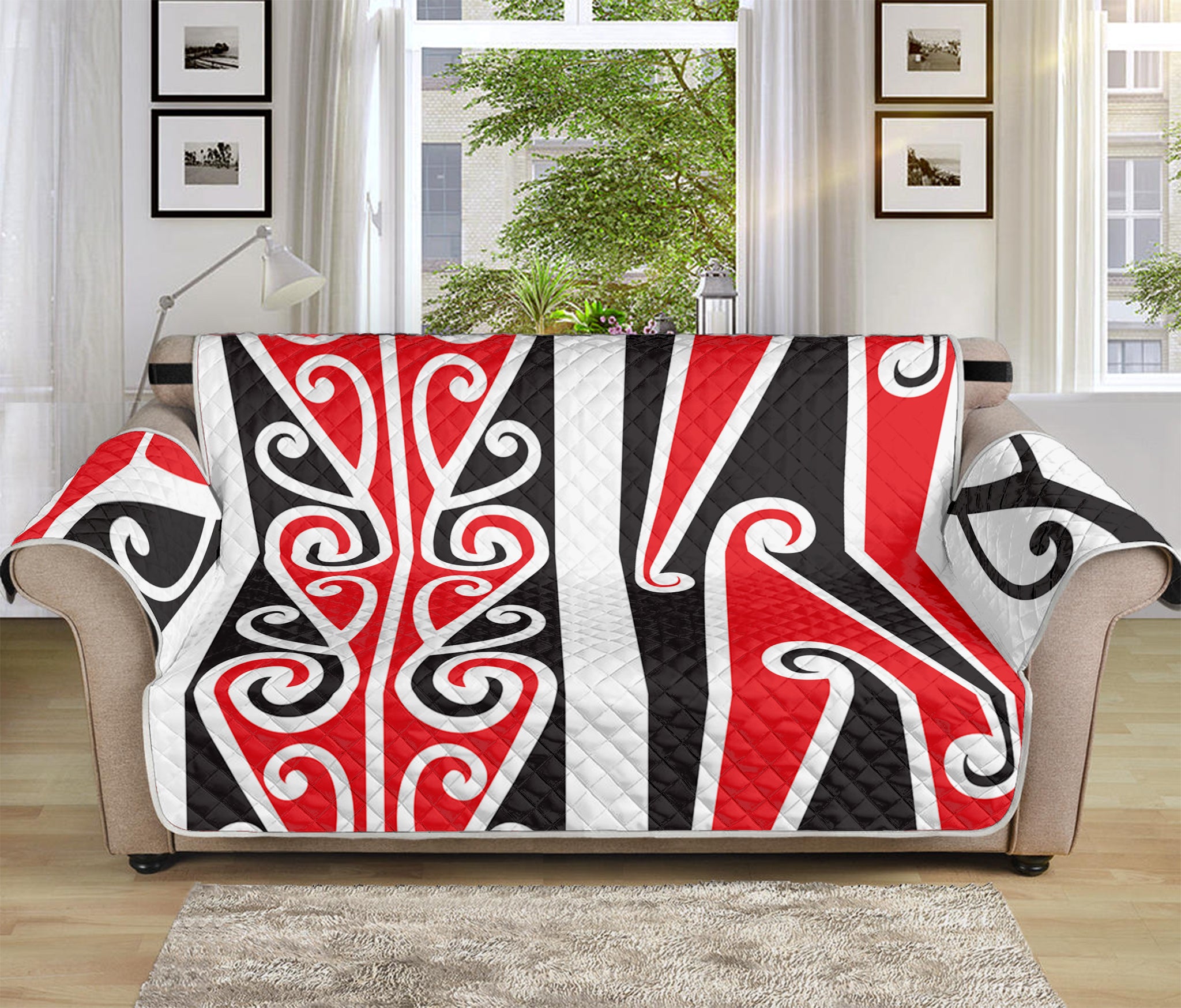 Maori Tribal Print Sofa Protector