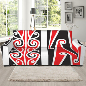 Maori Tribal Print Sofa Slipcover