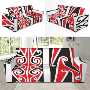 Maori Tribal Print Sofa Slipcover