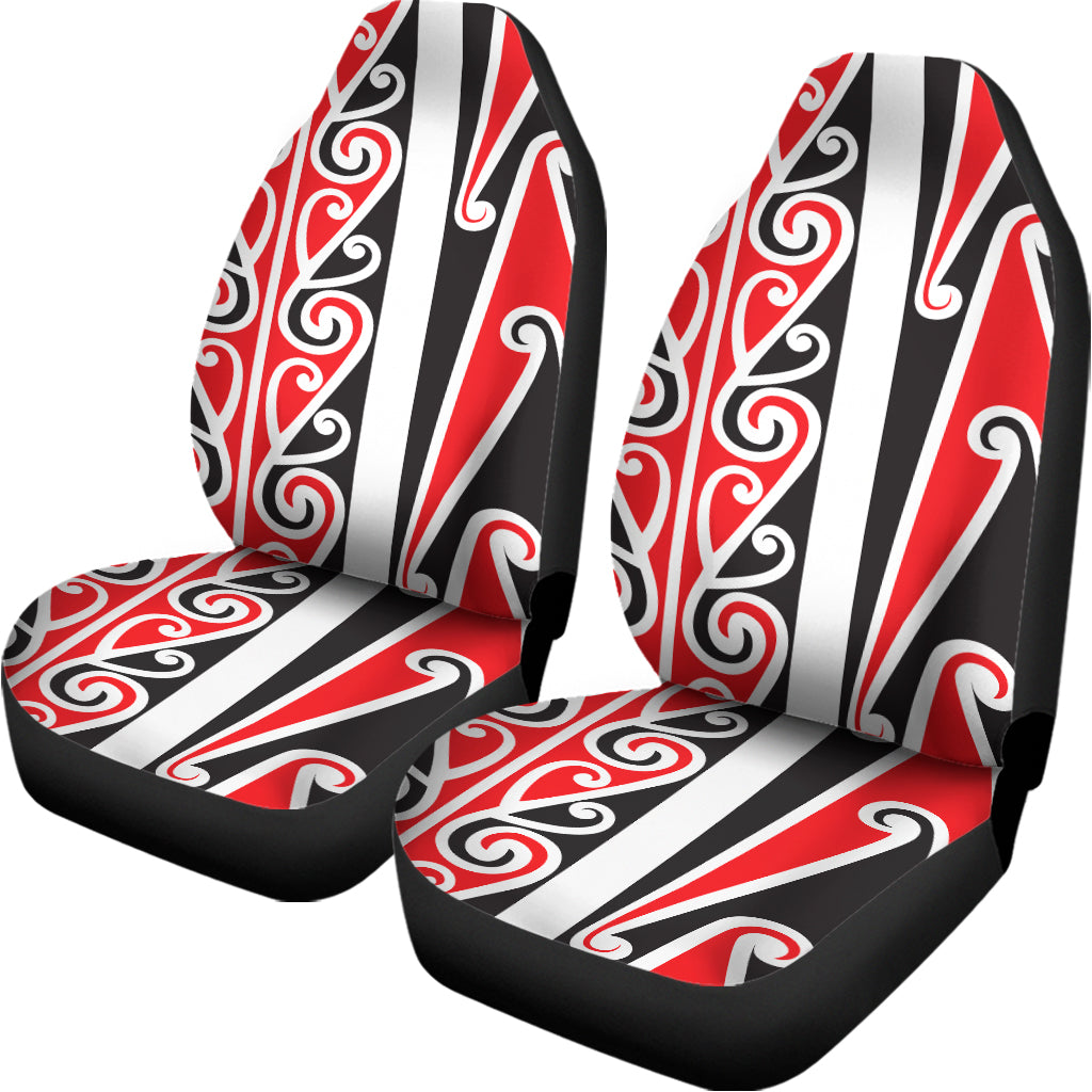 Maori Tribal Print Universal Fit Car Seat Covers