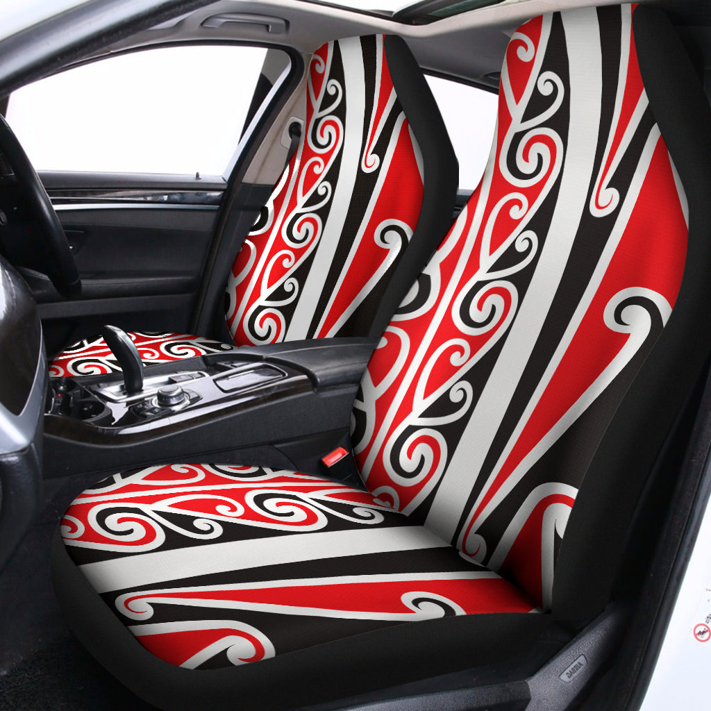 Maori Tribal Print Universal Fit Car Seat Covers