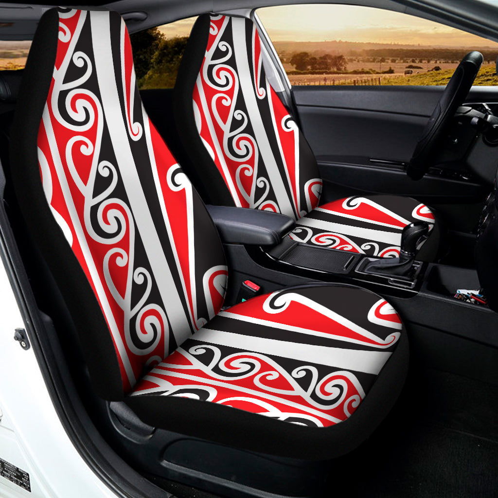 Maori Tribal Print Universal Fit Car Seat Covers