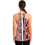 Maori Tribal Print Women's Racerback Tank Top
