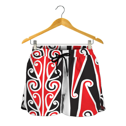 Maori Tribal Print Women's Shorts