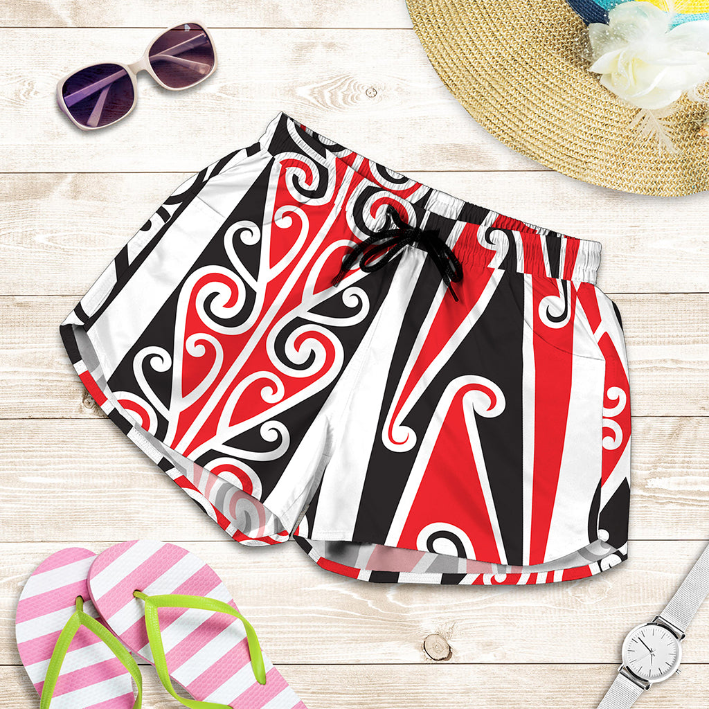 Maori Tribal Print Women's Shorts