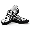 Maori Tribal Tattoo Pattern Print Black Slip On Shoes