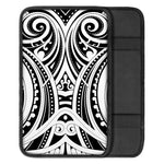 Maori Tribal Tattoo Pattern Print Car Center Console Cover