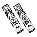 Maori Tribal Tattoo Pattern Print Car Seat Belt Covers