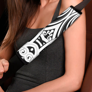 Maori Tribal Tattoo Pattern Print Car Seat Belt Covers