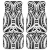 Maori Tribal Tattoo Pattern Print Front and Back Car Floor Mats