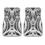 Maori Tribal Tattoo Pattern Print Front Car Floor Mats