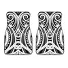 Maori Tribal Tattoo Pattern Print Front Car Floor Mats