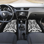 Maori Tribal Tattoo Pattern Print Front Car Floor Mats