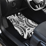 Maori Tribal Tattoo Pattern Print Front Car Floor Mats