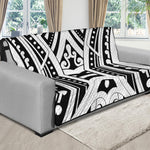 Maori Tribal Tattoo Pattern Print Futon Protector