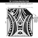 Maori Tribal Tattoo Pattern Print Futon Protector