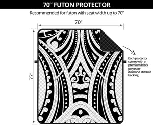 Maori Tribal Tattoo Pattern Print Futon Protector