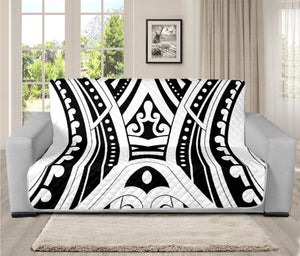 Maori Tribal Tattoo Pattern Print Futon Protector