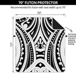 Maori Tribal Tattoo Pattern Print Futon Protector