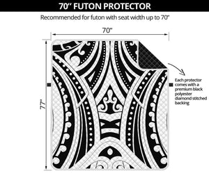 Maori Tribal Tattoo Pattern Print Futon Protector