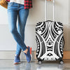 Maori Tribal Tattoo Pattern Print Luggage Cover