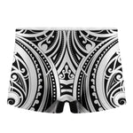 Maori Tribal Tattoo Pattern Print Men's Boxer Briefs