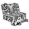 Maori Tribal Tattoo Pattern Print Pet Car Back Seat Cover