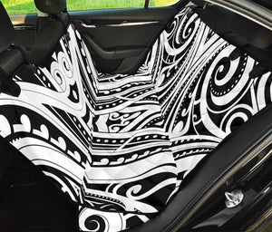 Maori Tribal Tattoo Pattern Print Pet Car Back Seat Cover