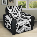 Maori Tribal Tattoo Pattern Print Recliner Protector