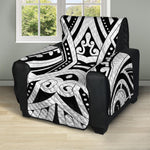 Maori Tribal Tattoo Pattern Print Recliner Protector