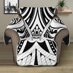 Maori Tribal Tattoo Pattern Print Recliner Protector