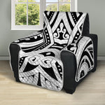 Maori Tribal Tattoo Pattern Print Recliner Protector