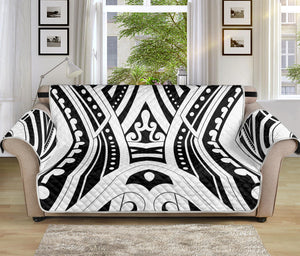 Maori Tribal Tattoo Pattern Print Sofa Protector