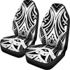 Maori Tribal Tattoo Pattern Print Universal Fit Car Seat Covers