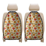 Maple And Oak Pattern Print Car Seat Organizers