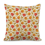 Maple And Oak Pattern Print Pillow Cover
