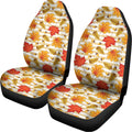 Maple And Oak Pattern Print Universal Fit Car Seat Covers